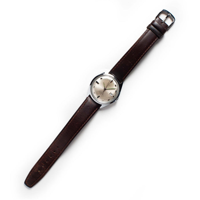 flatlay of The 1970 Timex 21