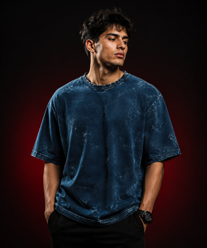 Acid Washed Oversized Tee