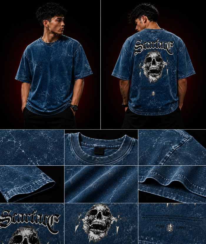 Acid Washed Oversized Tee