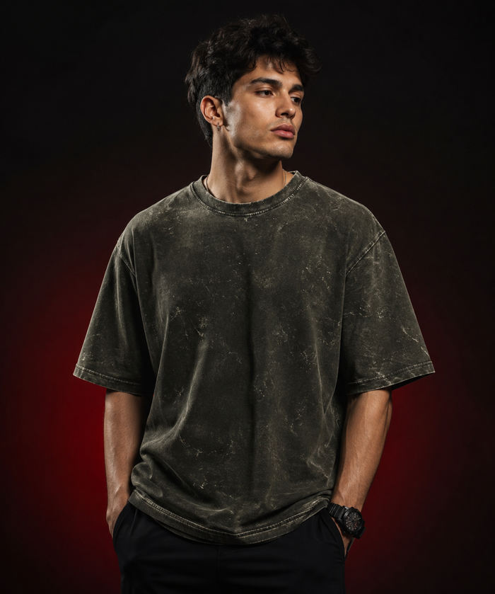 Acid Washed Oversized Tee