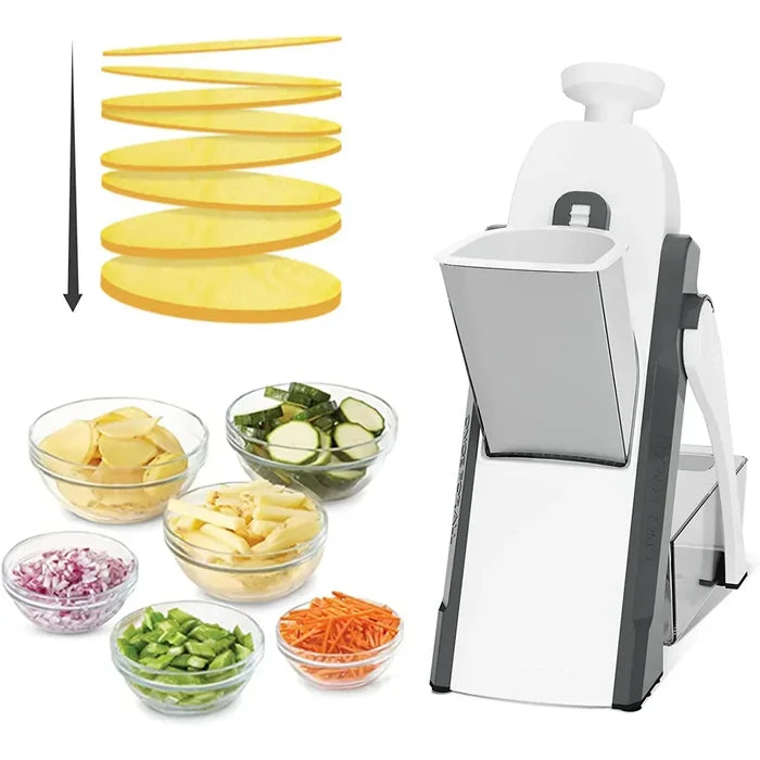 Adjustable Vegetable Cutter, 4-in-1 Mandoline