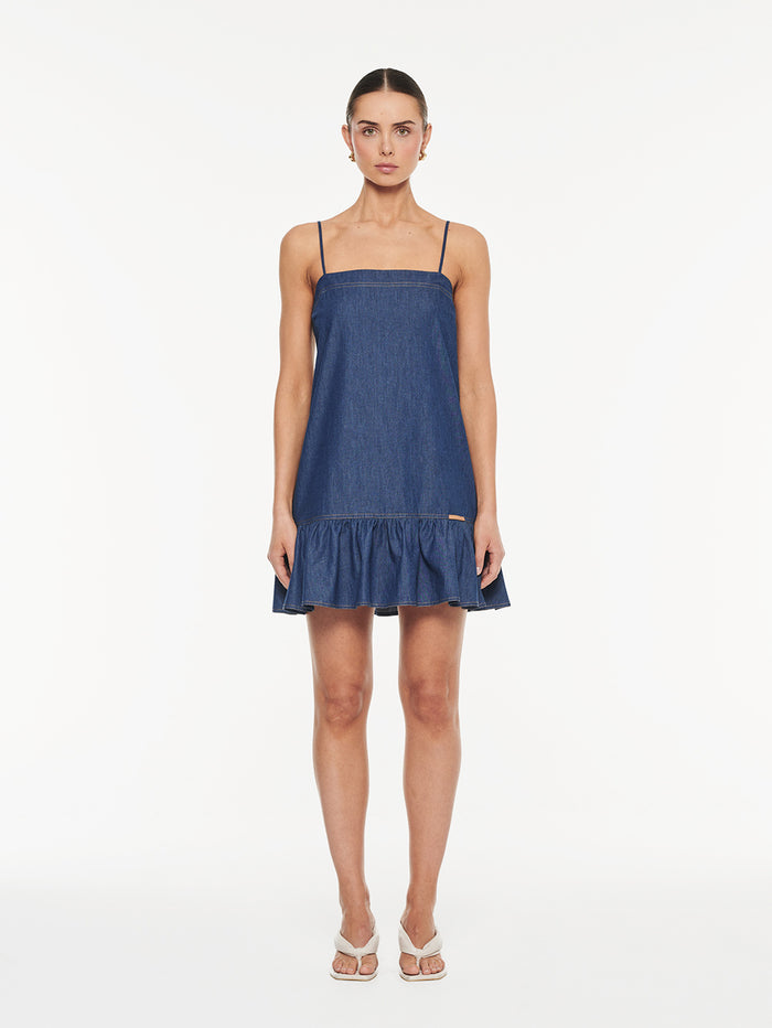SD283OCH-Alicia Chambray Dress-01