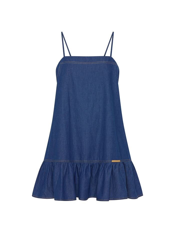 SD283OCH-Alicia Chambray Dress-GHOST