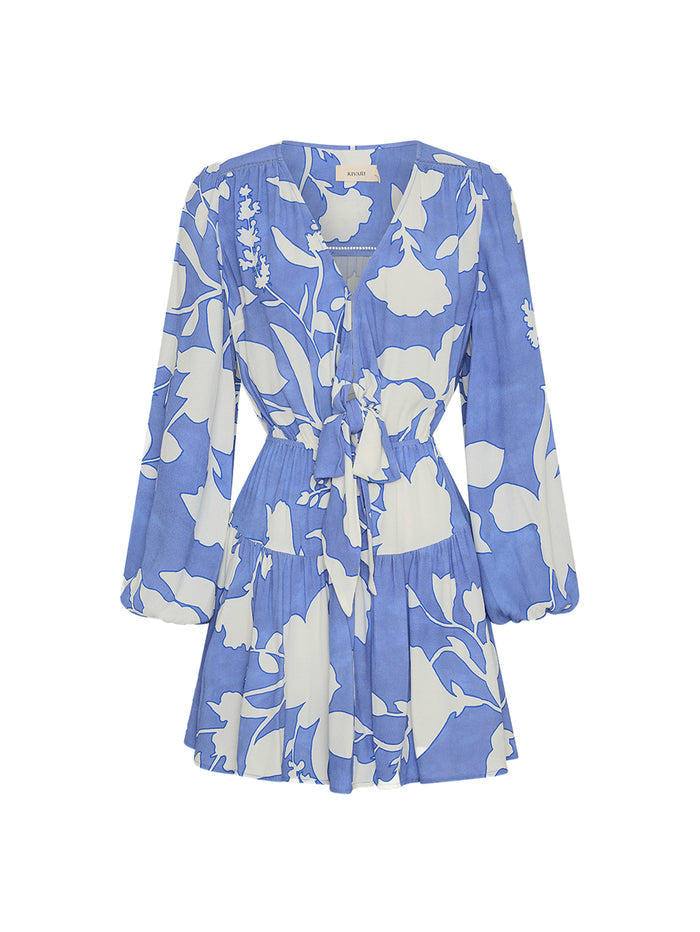 Amelie Tie Front Mini Dress