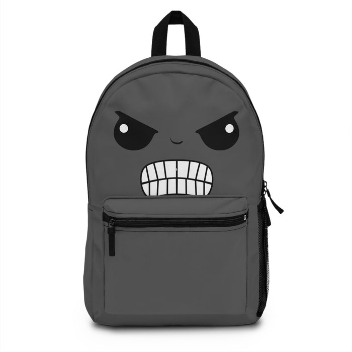 Angry Face Backpack – Kid’s Grumpy Emoji School Bag