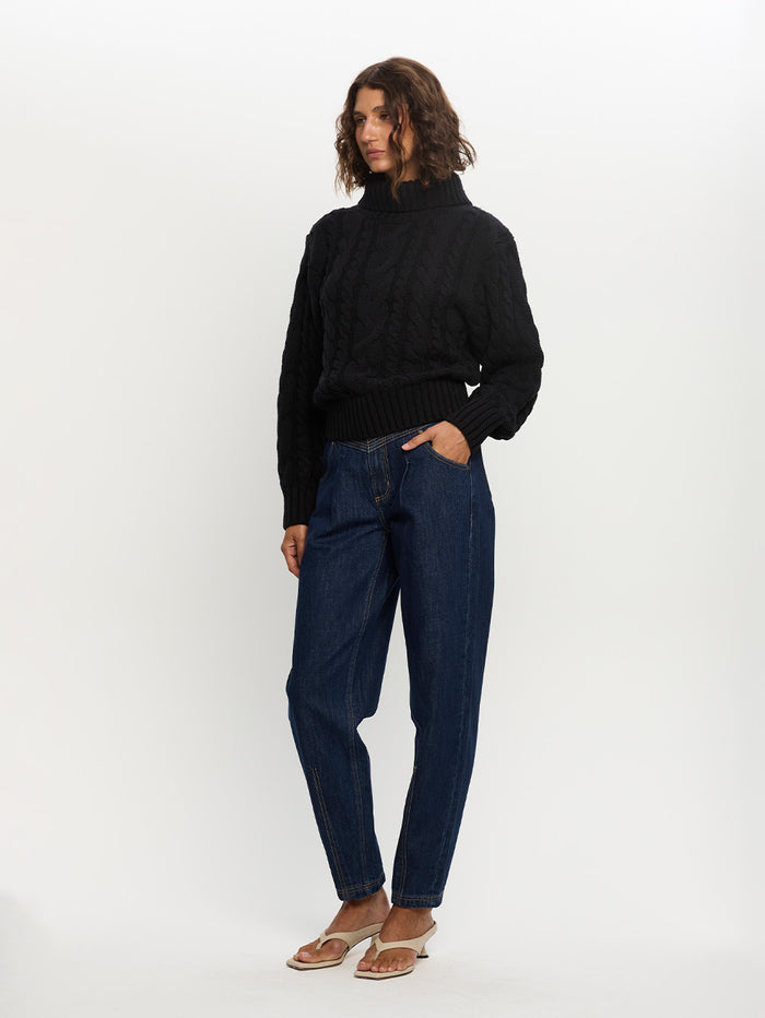 Anya-Roll-Neck-Knit-Sweater-Black-Side-02jpg