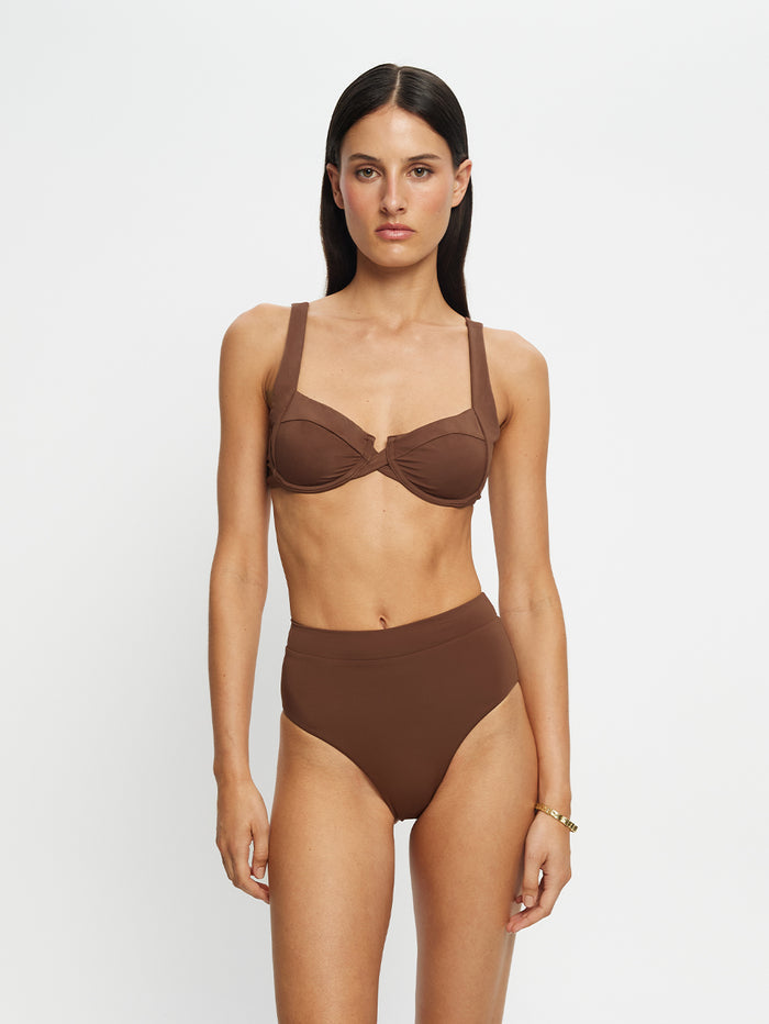 Ariella High Waist Bikini Bottom