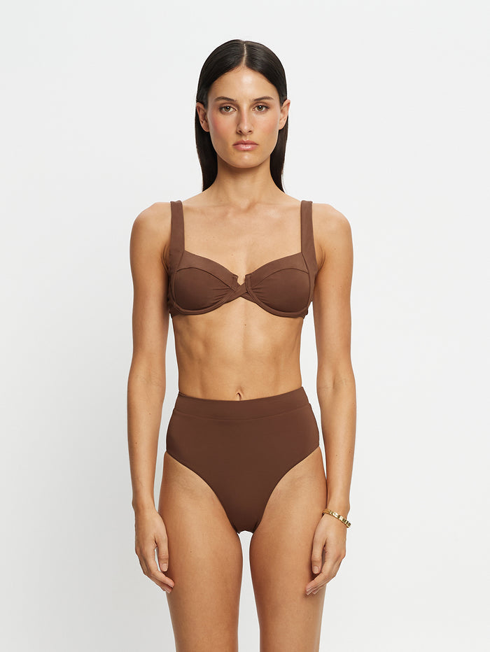 Ariella High Waist Bikini Bottom
