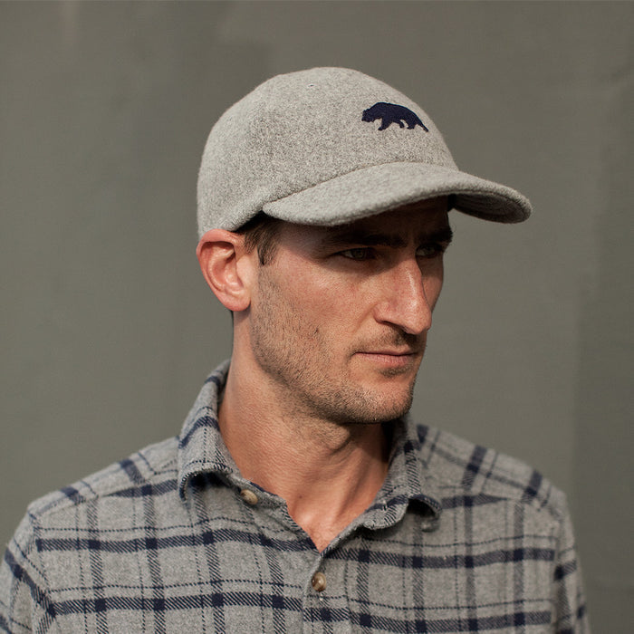 Ash Wool Bear Cap