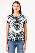 Astral Tie Dye Boy Tee - Goldie LeWinter #color_white / black tie dye