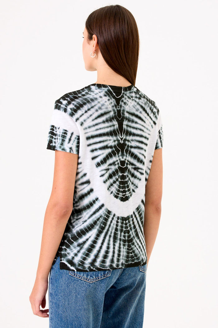 Astral Tie Dye Boy Tee - Goldie LeWinter #color_white / black tie dye
