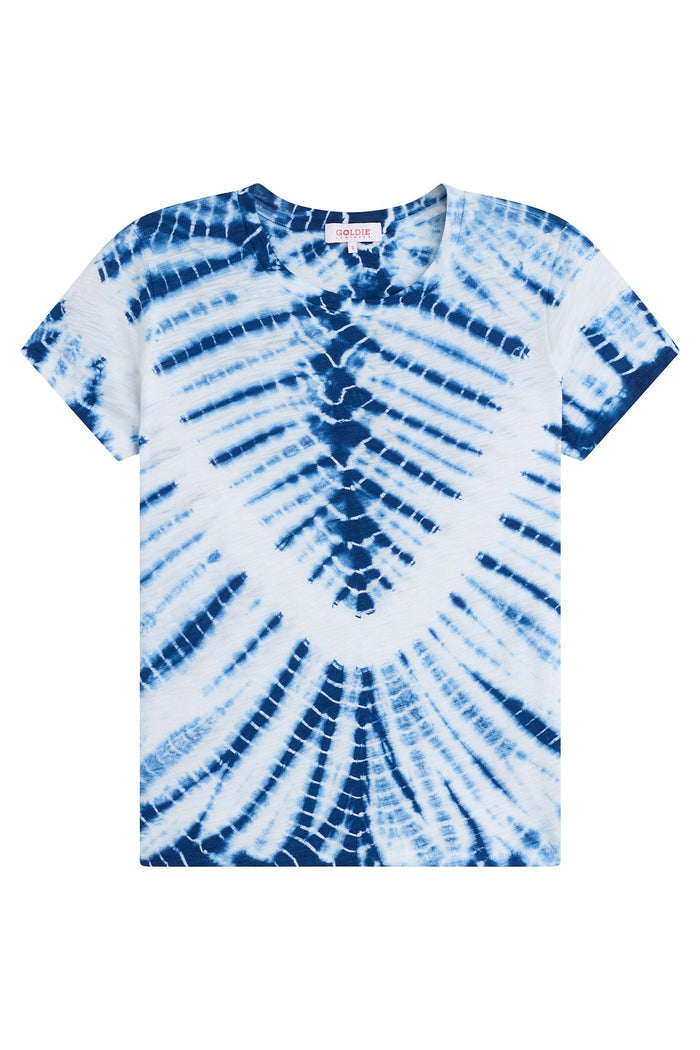 Astral Tie Dye Boy Tee - Goldie LeWinter #color_white / estate tie dye