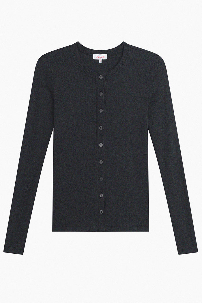 Audrey Cardigan - Goldie LeWinter #color_charcoal heather