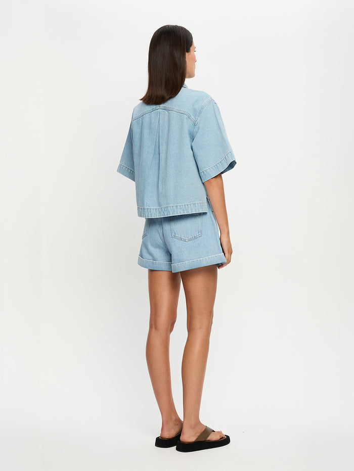 Avery Denim Top