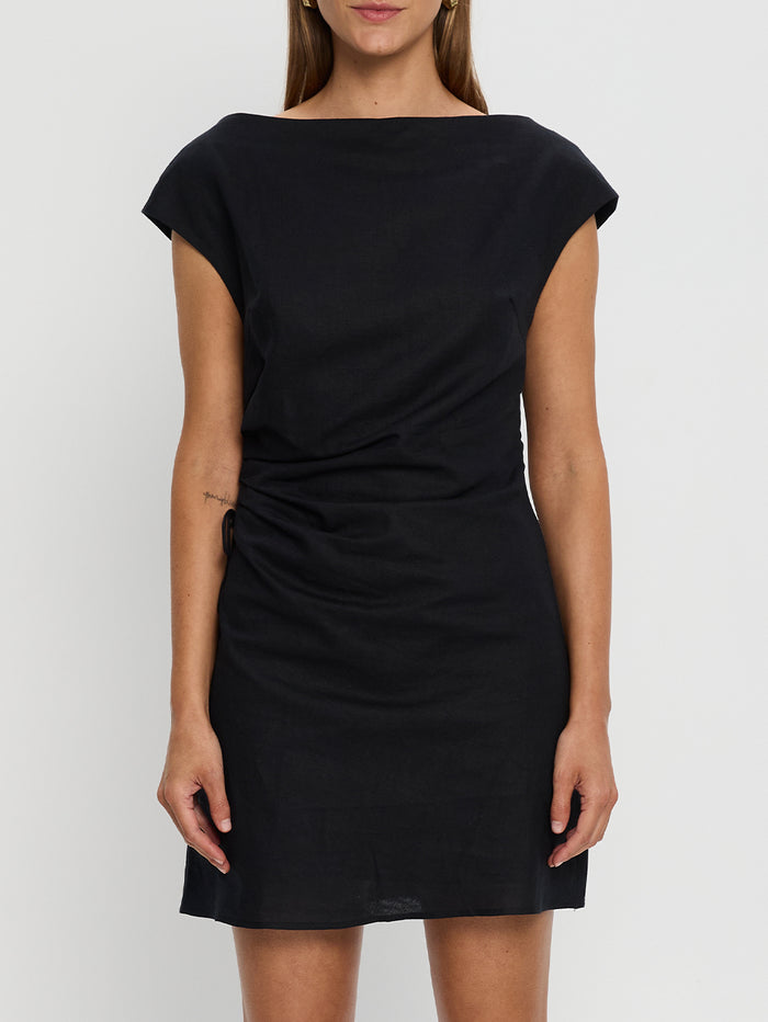 KIVARI Azerea Mini Dress Black