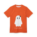 Baby’s First Halloween Ghost Tee — Cute Orange Infant Halloween T-Shirt