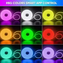 Bande Lumineuse LED Néon RGB – Synchronisation Musicale & Télécommande