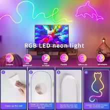 Bande Lumineuse LED Néon RGB – Synchronisation Musicale & Télécommande