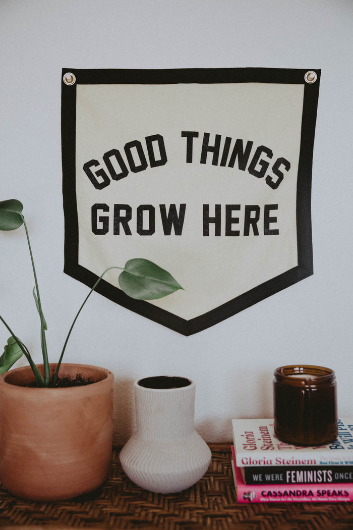 Good Things Grow Here Banner by The Bee and The Fox