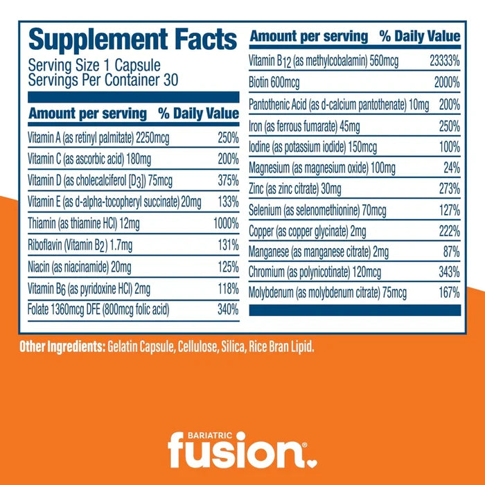 Bariatric Fusion Multivitamin Bundle