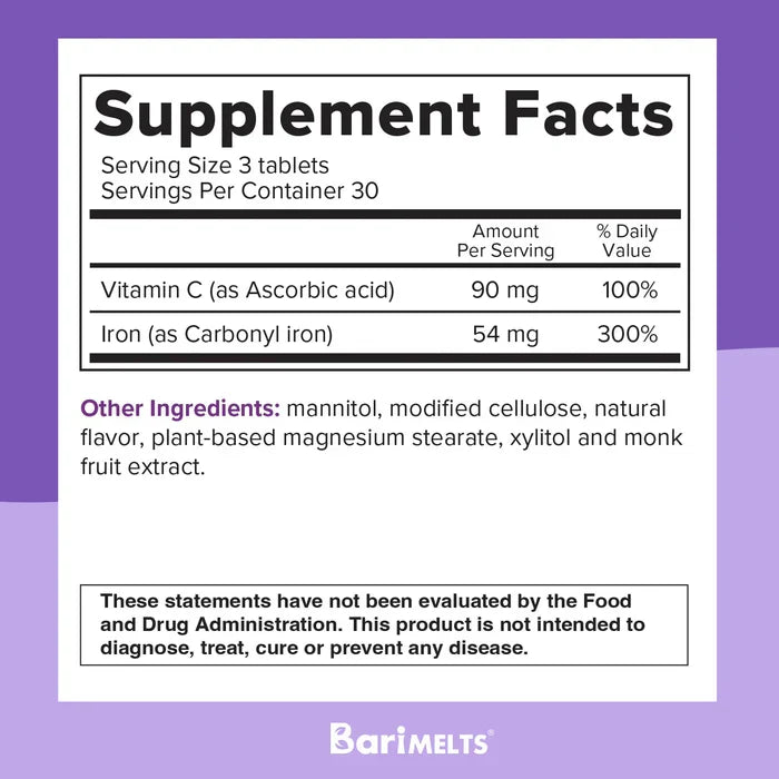 Barimelts Iron + Vitamin C