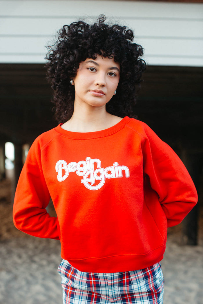 Begin Again | Crop Sweatshirt