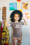 Big Sister Ringer Tee for Kids by The Bee and The Fox