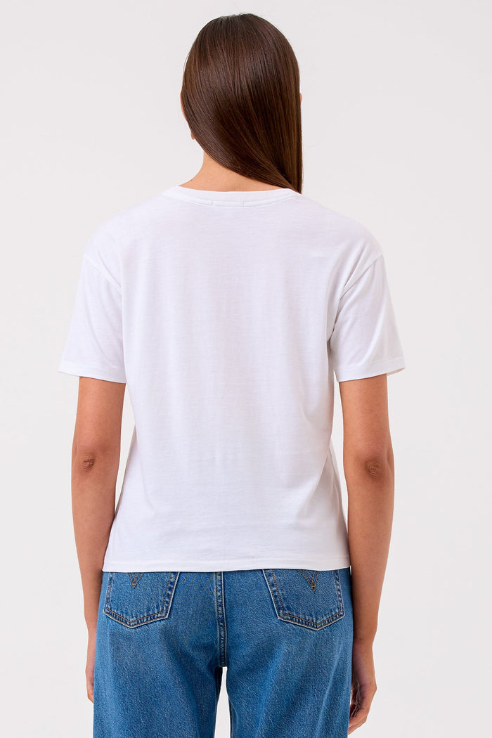 Billie Boyfriend Tee - Goldie LeWinter #color_white