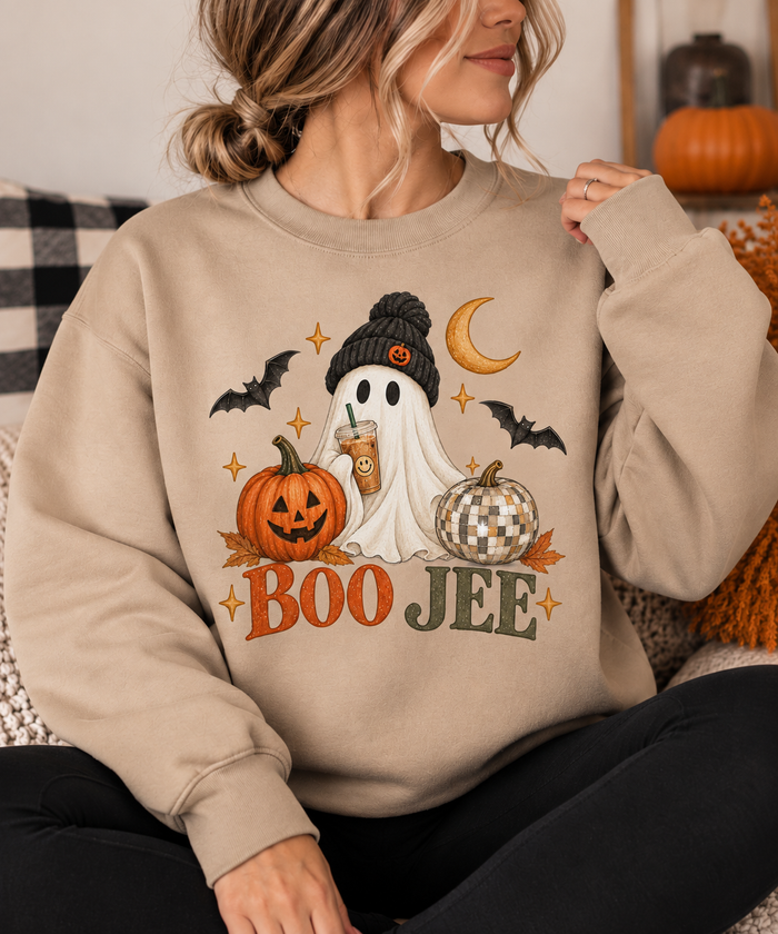Boo Jee Halloween Crewneck Sweatshirt