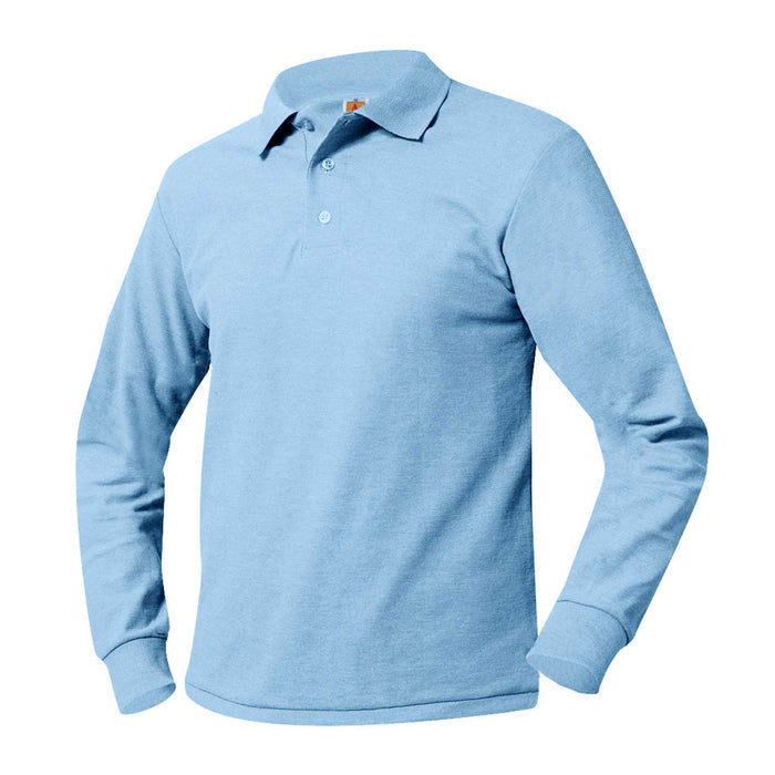 Boys Long Sleeve Polo Pique