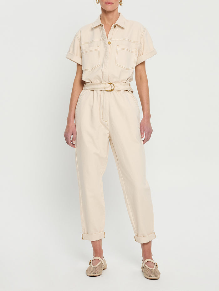Brae Boilersuit - Cream