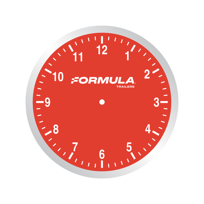 Brushed Metal Wall Clock