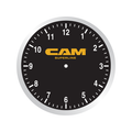 Brushed Metal Wall Clock