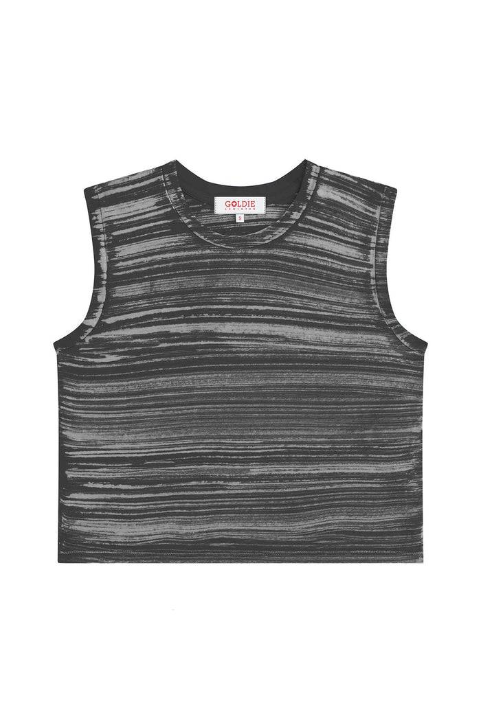 Cabana Stripe Crop Tank