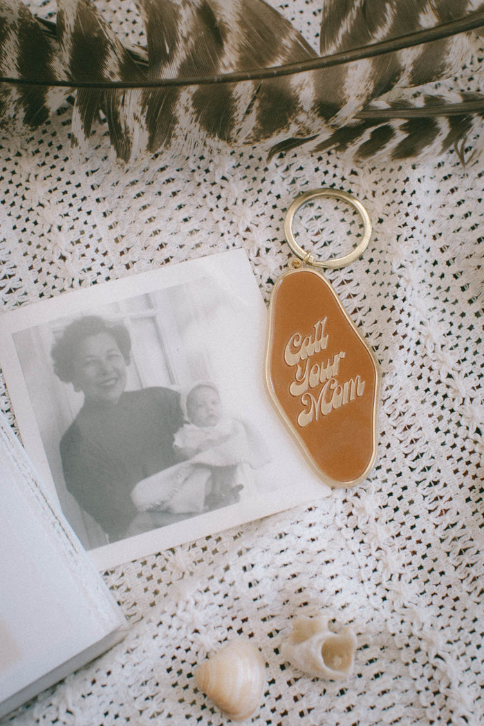 Call Your Mom Keychain