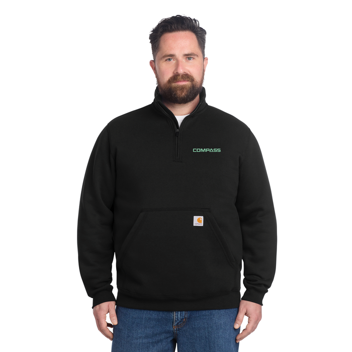 Carhartt® Midweight 1/4-Zip Mock Neck Sweatshirt
