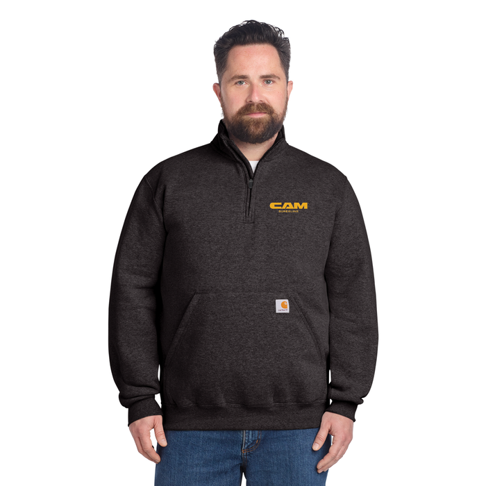 Carhartt® Midweight 1/4-Zip Mock Neck Sweatshirt