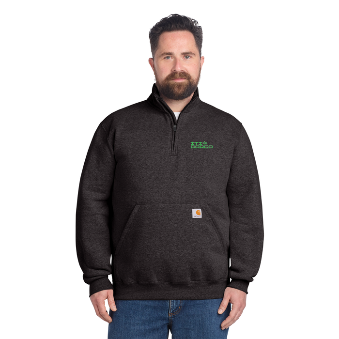 Carhartt® Midweight 1/4-Zip Mock Neck Sweatshirt
