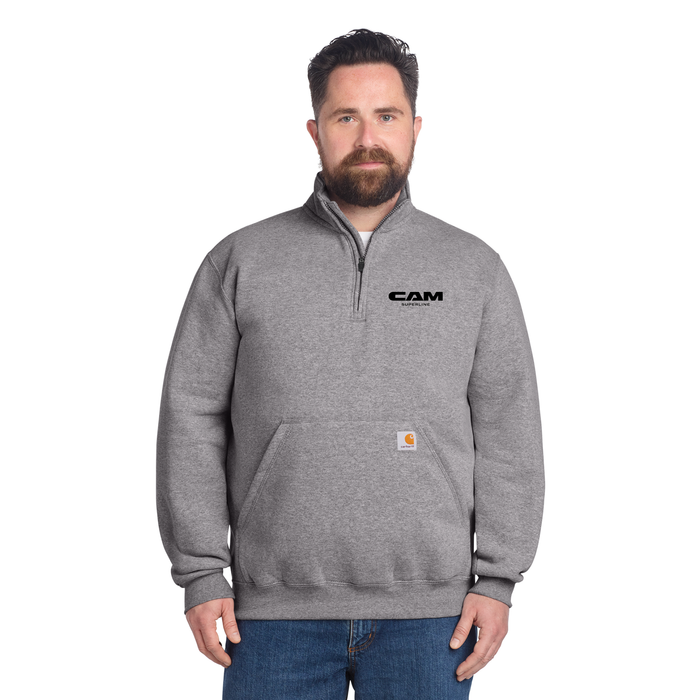 Carhartt® Midweight 1/4-Zip Mock Neck Sweatshirt