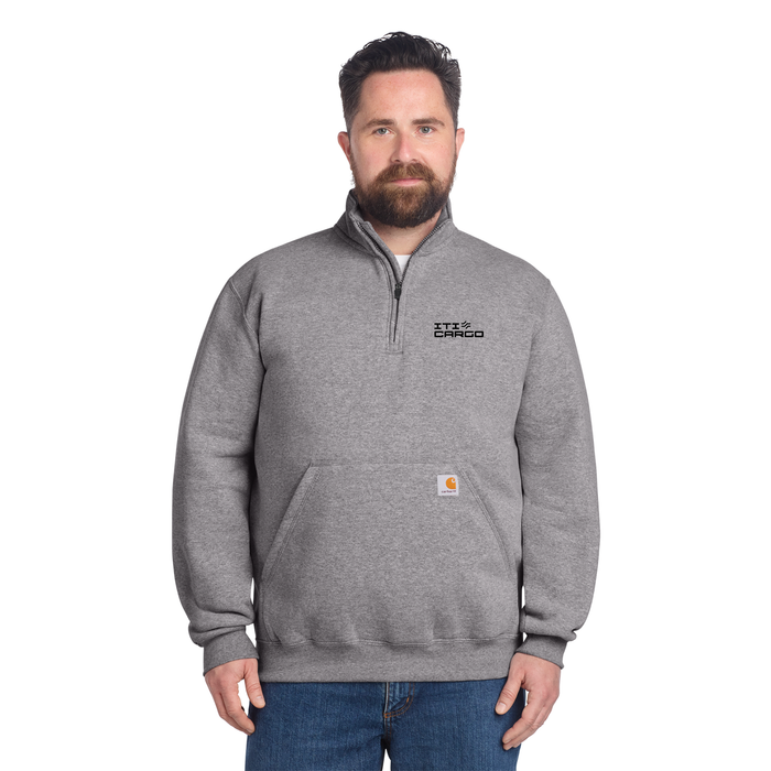 Carhartt® Midweight 1/4-Zip Mock Neck Sweatshirt