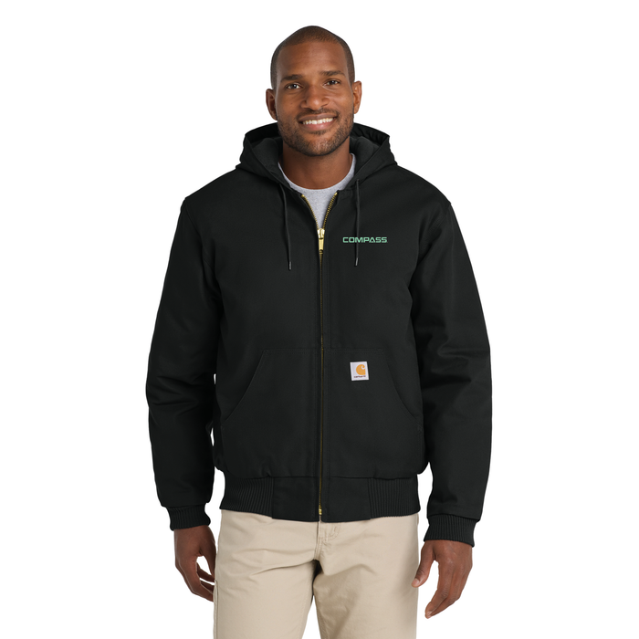 Carhartt® Quilted-Flannel-Lined Duck Active Jac