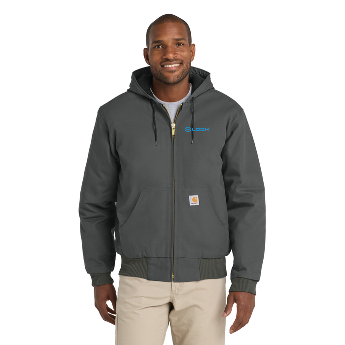 Carhartt® Quilted-Flannel-Lined Duck Active Jac