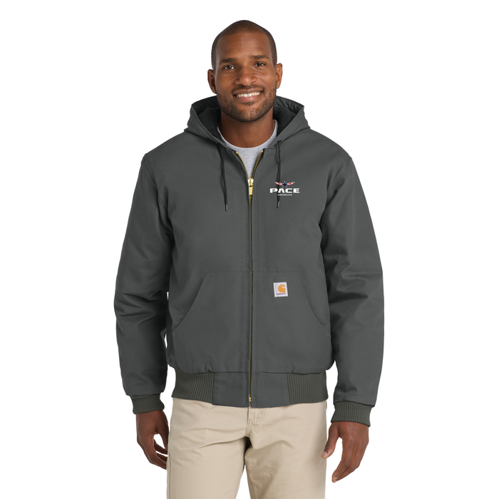 Carhartt® Quilted-Flannel-Lined Duck Active Jac