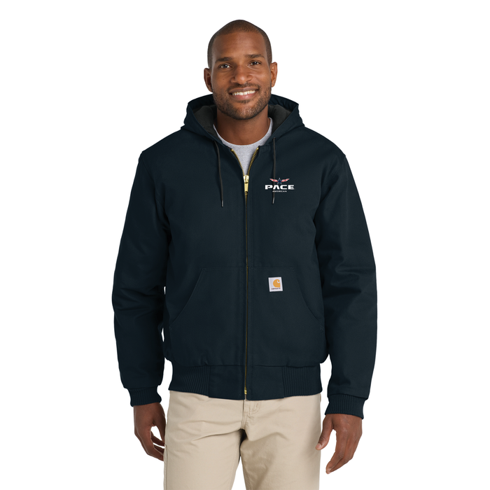 Carhartt® Quilted-Flannel-Lined Duck Active Jac