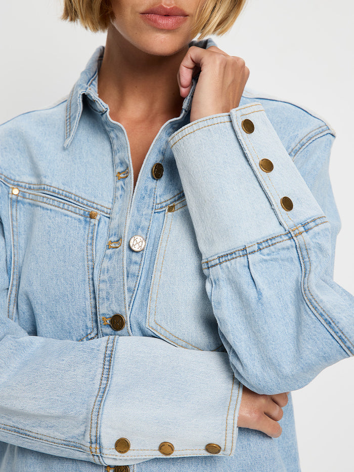 KIVARI Carla Denim Dress Blue