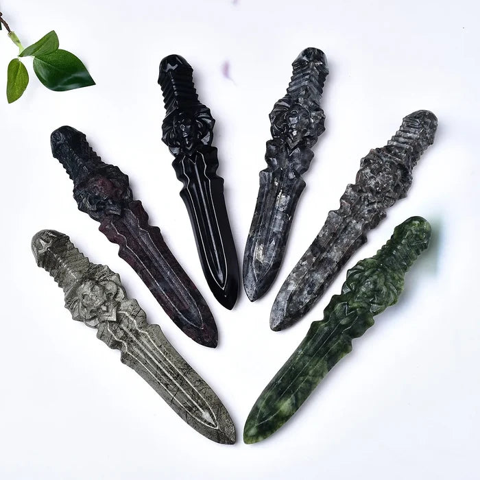 Carved Natural Stone Ornament