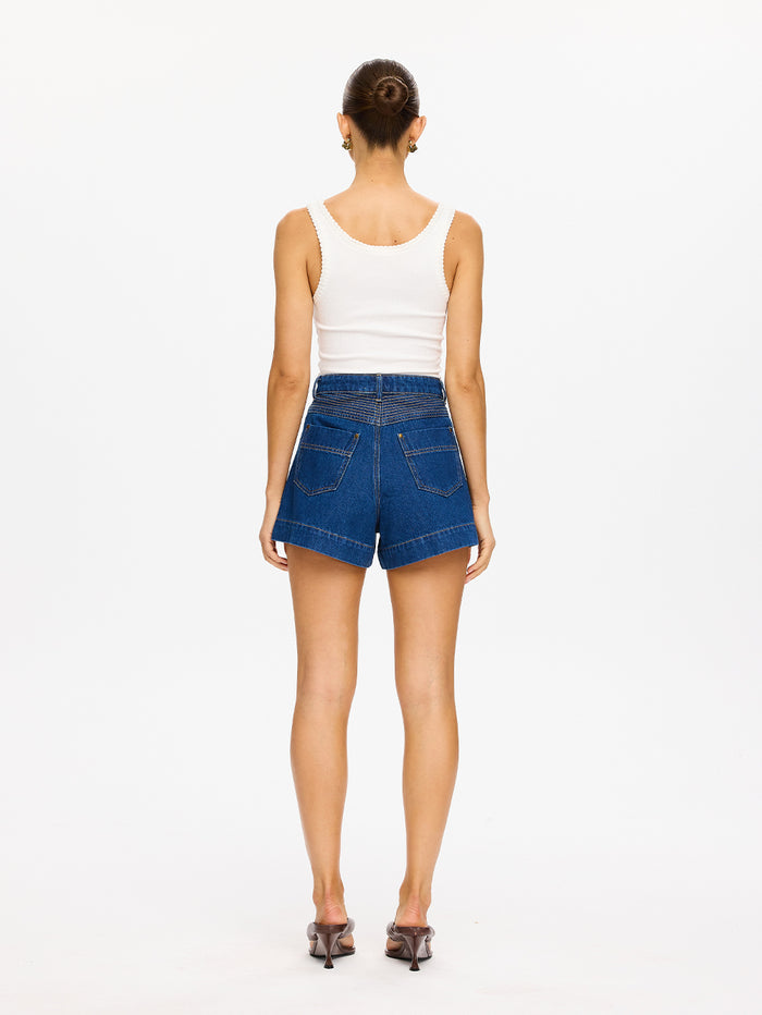 Celene Denim Short - Indigo Blue