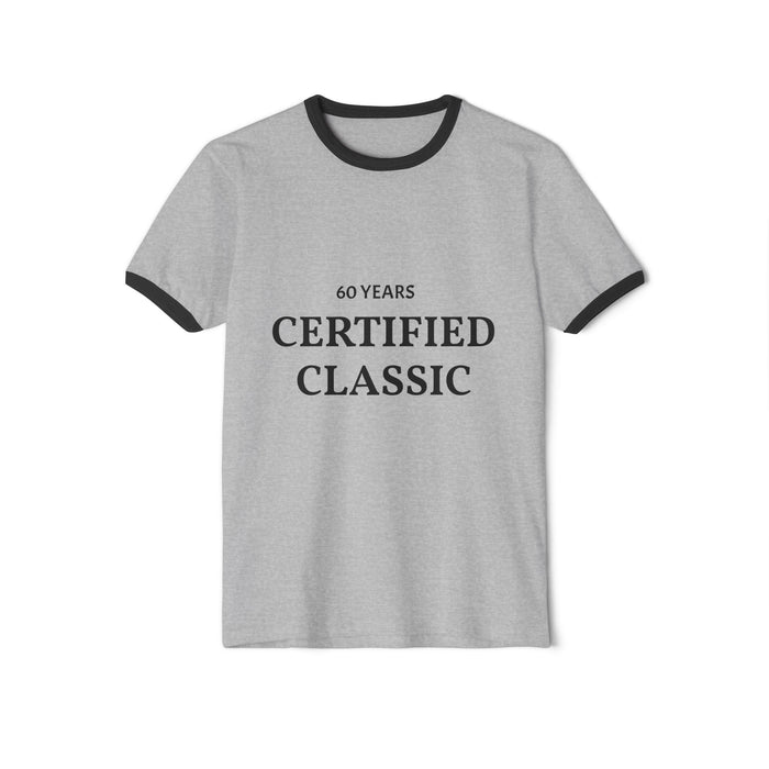 Certified Classic Ringer T-Shirt – 60 Years Anniversary Tee