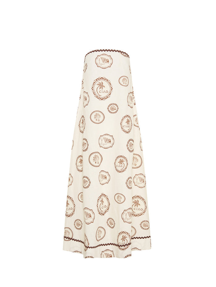 Ciao Strapless Maxi Dress