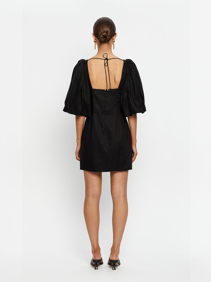 SD333BLK-CLEO-BUBBLE-SLEEVE-MINI-DRESS-BLACK-03